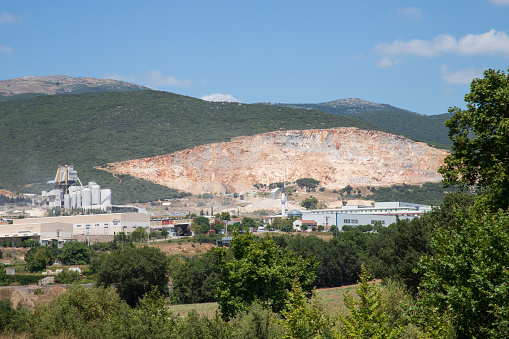quarry mine and nature overview