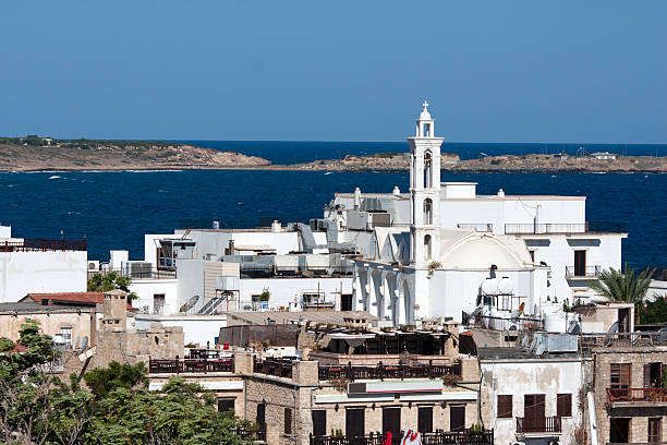 Kyrenia tower, North Cyprys stock photo