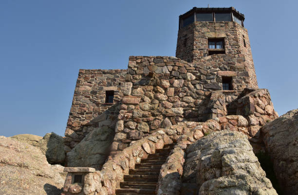 istock Stone Watch Tower on Top of Harney Peak 1582930725