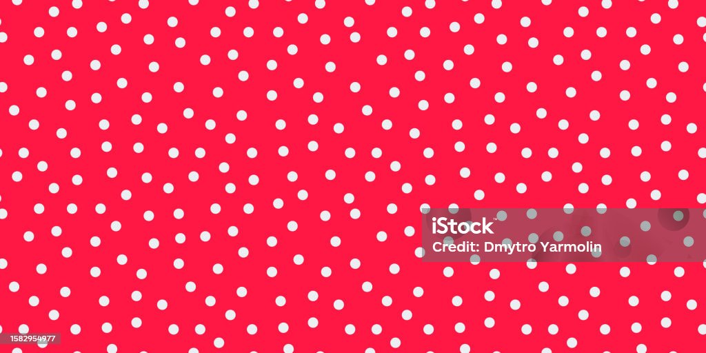 Little Red Dots Pattern Small Polka Dot Seamless Pattern Background Random Dots Texture Red And ...