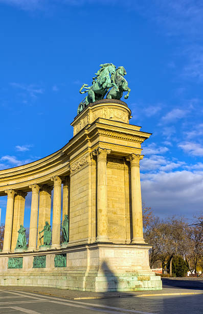 istock Heroes square, left colonnade, Budapest, Hungary 158296919