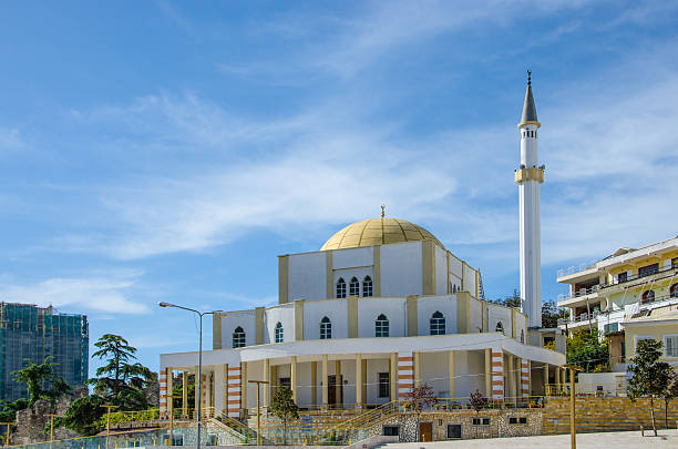 Durres, Albania - Mosque of Fatih stock photo