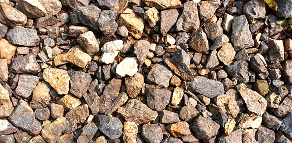 background texture of natural rocks to decorate the garden