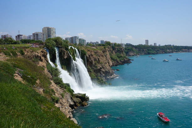 istock Antalya Turkey Duden waterfalls tourist attraction 1583049656