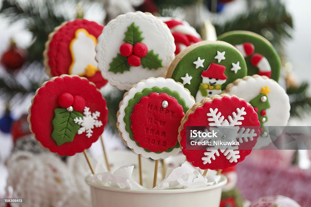Homemade christmas cookies - gingerbread Baked Stock Photo