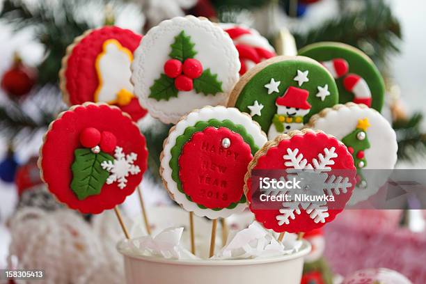 Homemade Christmas Cookies Gingerbread Stock Photo - Download Image Now - Baked, Celebration, Christmas