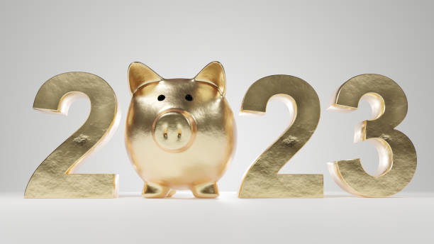 istock Golden Piggy Bank: Celebrating New Beginnings and Financial Success 1583113915