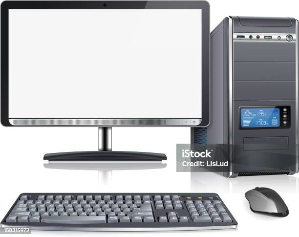Modern Irl Computer Modern Computer Stock Illustration - Download Image Now - Business ...
