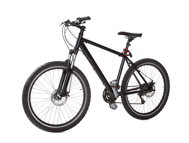 istock Black mountain bike 158319243