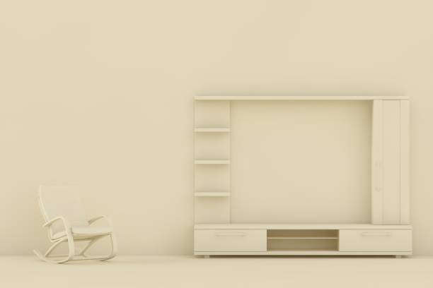 istock 3D Modern living room 1583237095