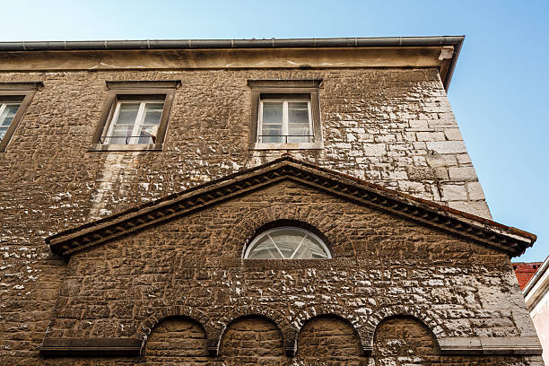 istock Arched Windows in Ancient House, Pula, Croatia 158324801