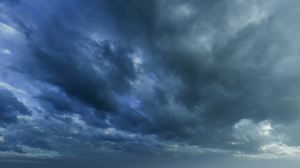 istock The sky is overcast, entering the stormy weather. 1583260823
