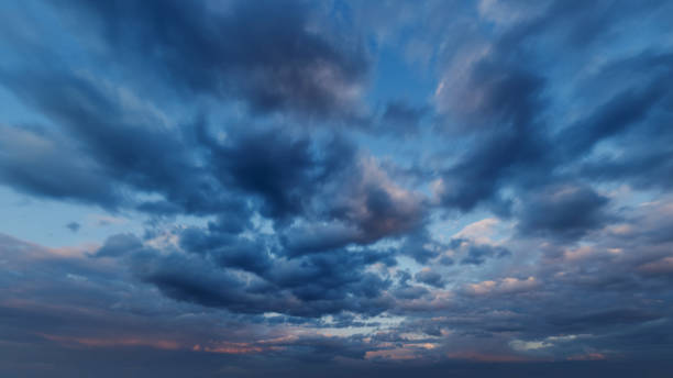istock The evening sky is about to disappear as the clouds move as night approaches. 1583260879