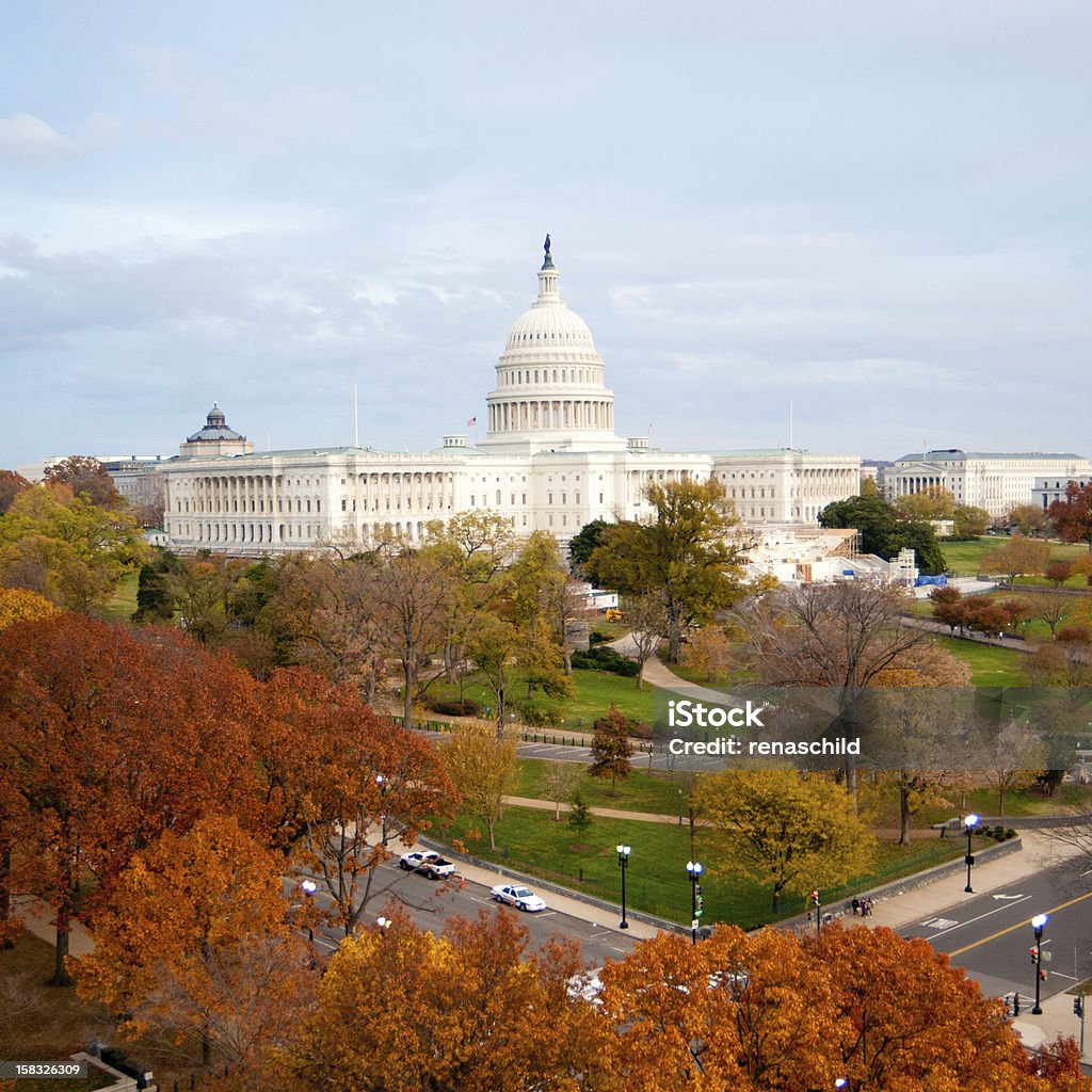 USA. Capitol im Herbst - Lizenzfrei Washington DC Stock-Foto