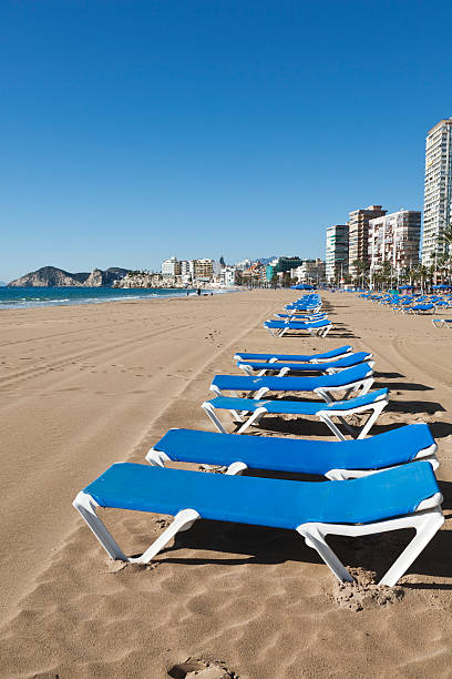 Benidorm beach - foto de stock