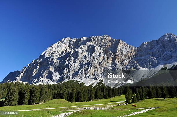 Zugspitze Deutschlands Höchstem Berg Stockfoto und mehr Bilder von Alpen - Alpen, Berg, Berggipfel