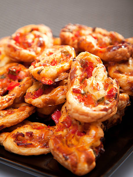 istock Pasty with red peppers, chese and eggs 158331523