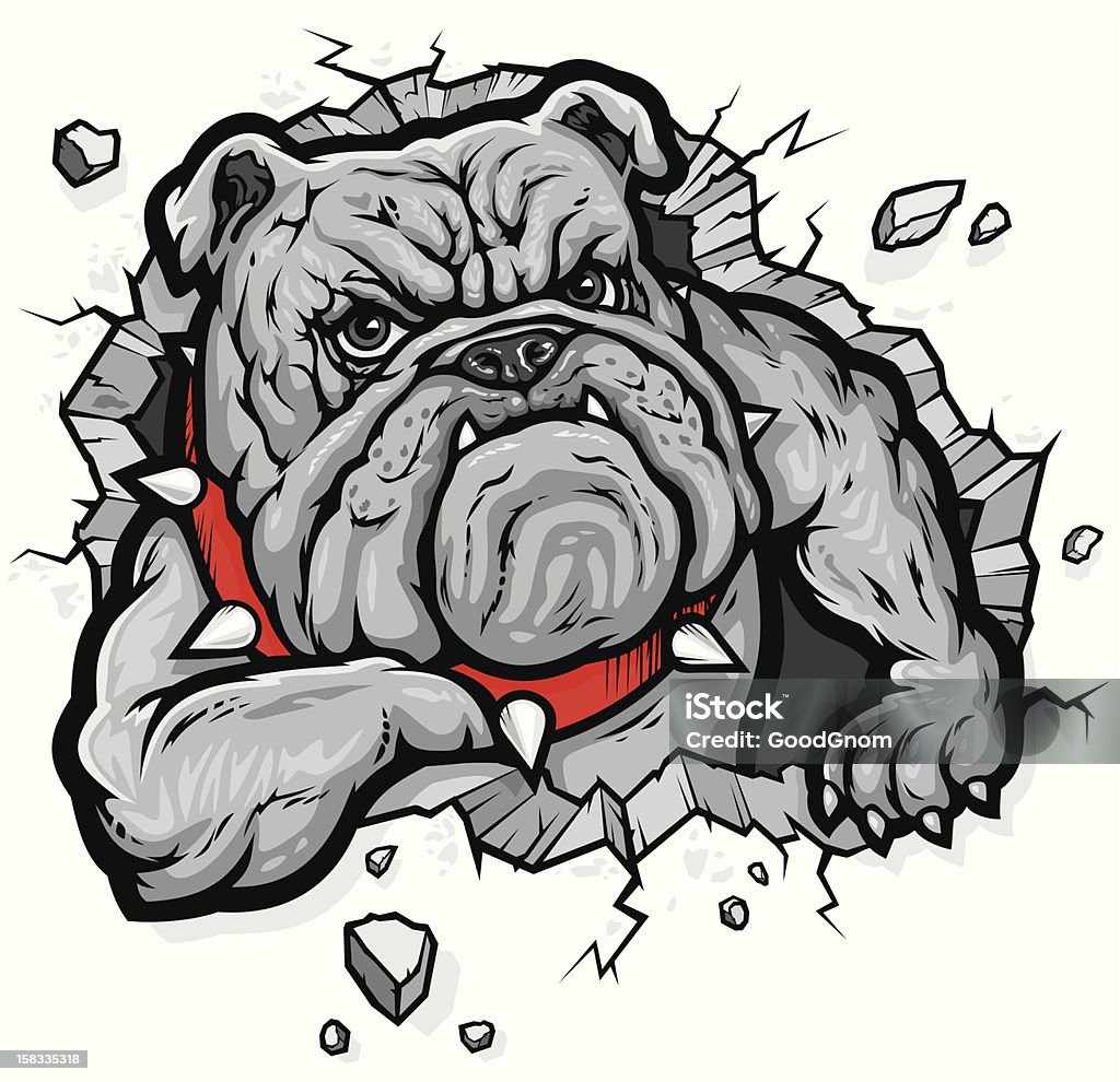 bulldog Bulldog. Vector illustration Bulldog stock vector