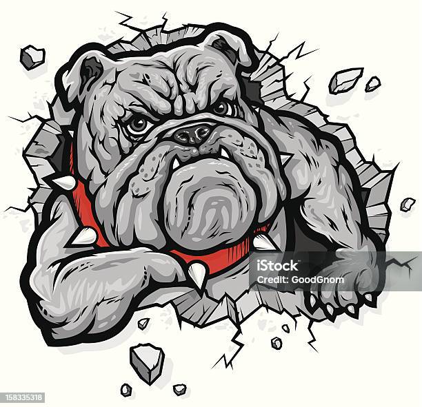 Bulldog Stock Illustration - Download Image Now - Bulldog, Cruel, Mascot