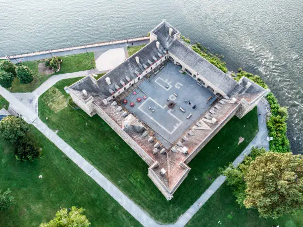 Photo of Aerial view of Fort Chambly