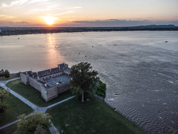 istock Aerial view of Fort Chambly 1583360936