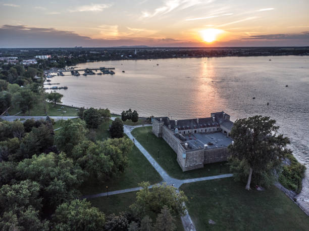 istock Aerial view of Fort Chambly 1583361995