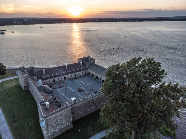 istock Aerial view of Fort Chambly 1583368950