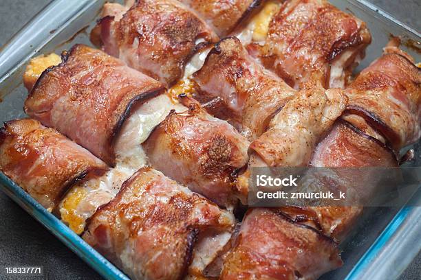 Bacon Rolls Stock Photo - Download Image Now - Cooking, Food, Horizontal