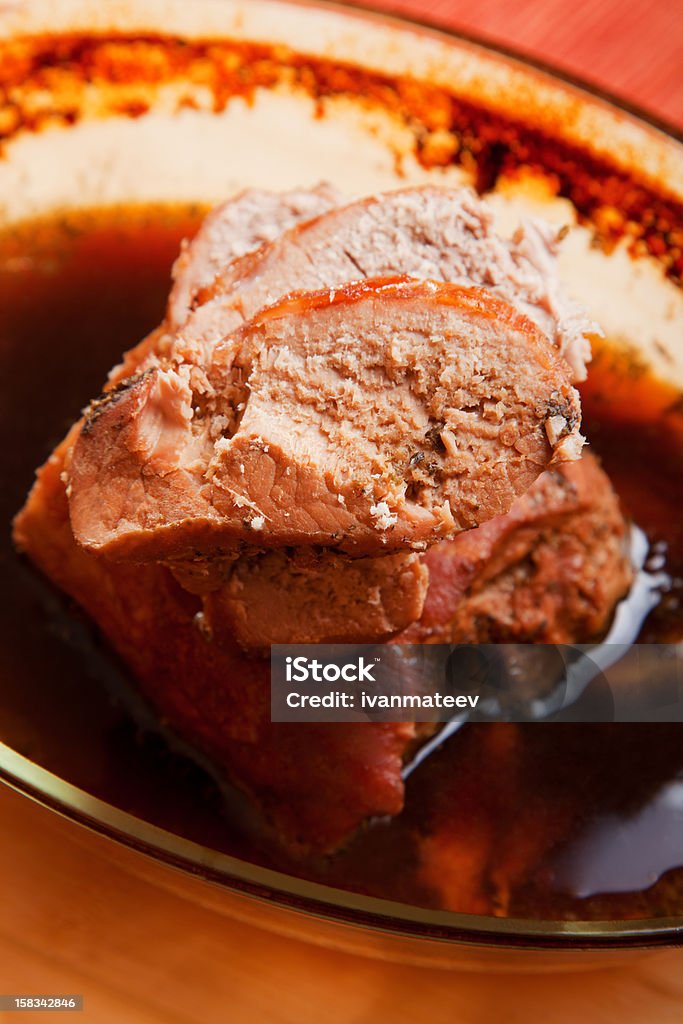Ensopado de carne suína ao molho - Foto de stock de Carne royalty-free