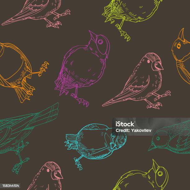 Bird Body Pattern Birds Pattern Stock Illustration - Download Image Now - Animal, Animal ...