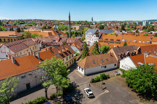 istock Panoramic view of Eger, Hungary. 1583457174