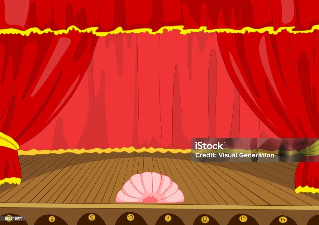 Teatro fase Fumetto - arte vettoriale royalty-free di Adulazione