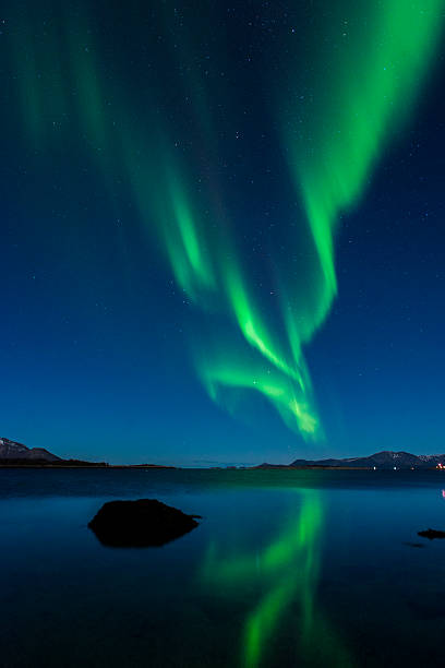 istock Northern Lights over the arctic sea 158346018