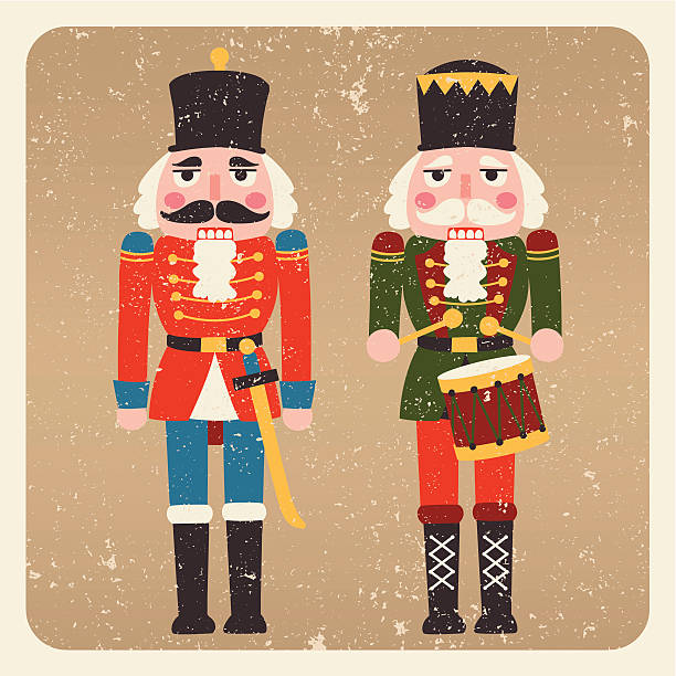 ilustraciones, imágenes clip art, dibujos animados e iconos de stock de el nutcrackers - cascanueces utensilios de cocina