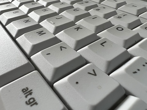 Close up of a keyboard