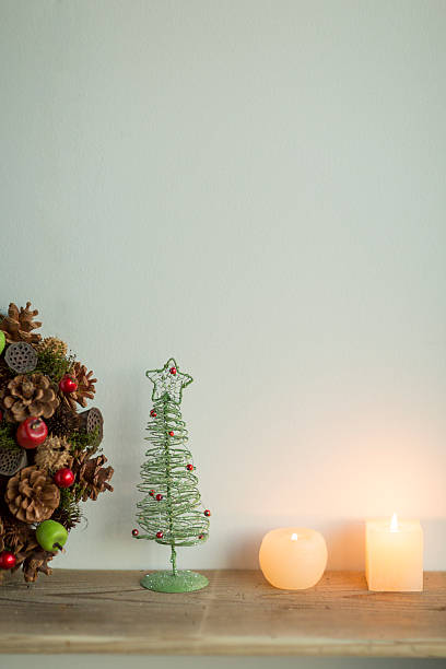 istock Candle and Christmas goods 158354494