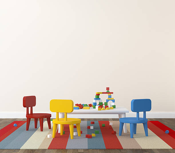 istock Interior of playroom kidsroom 158354519
