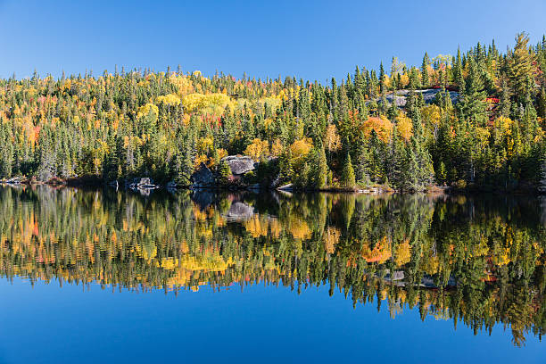 Lac des Sables, Les Bergeronnes, Québec, Canada - foto stock