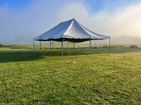 Event tent in Summer