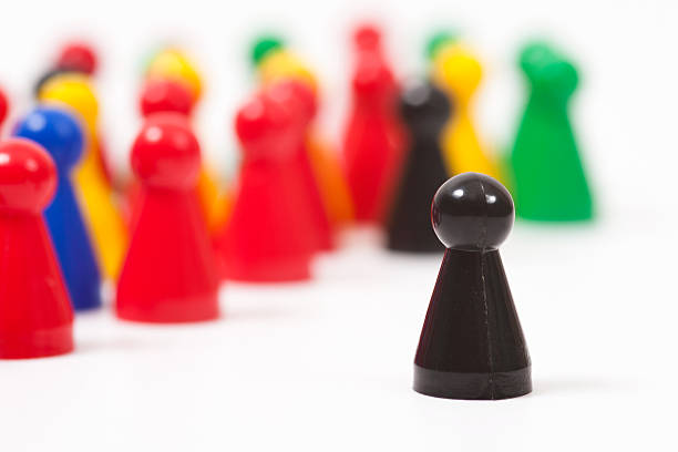 istock Ludo figures showing human aktions "stand alone" 158356960