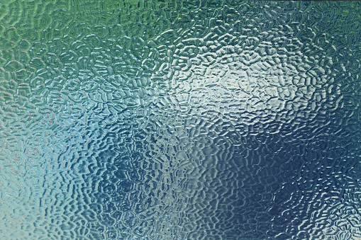 Close-up of frosted glass texture background