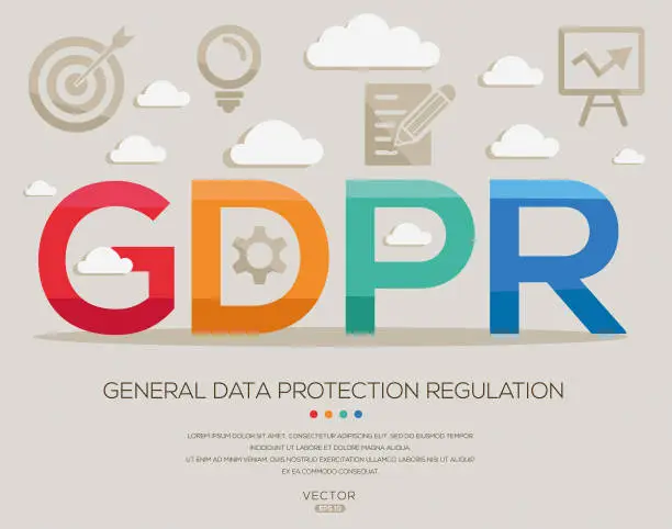 Vector illustration of GDPR _ General data protection regulation