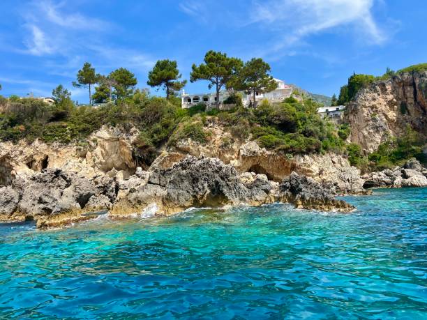 istock Palaiokastritsa beach, Corfu, Greece 1583729814