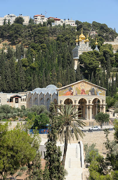 istock Mount of Olives, view from the Jerusalem's walls. 158377910