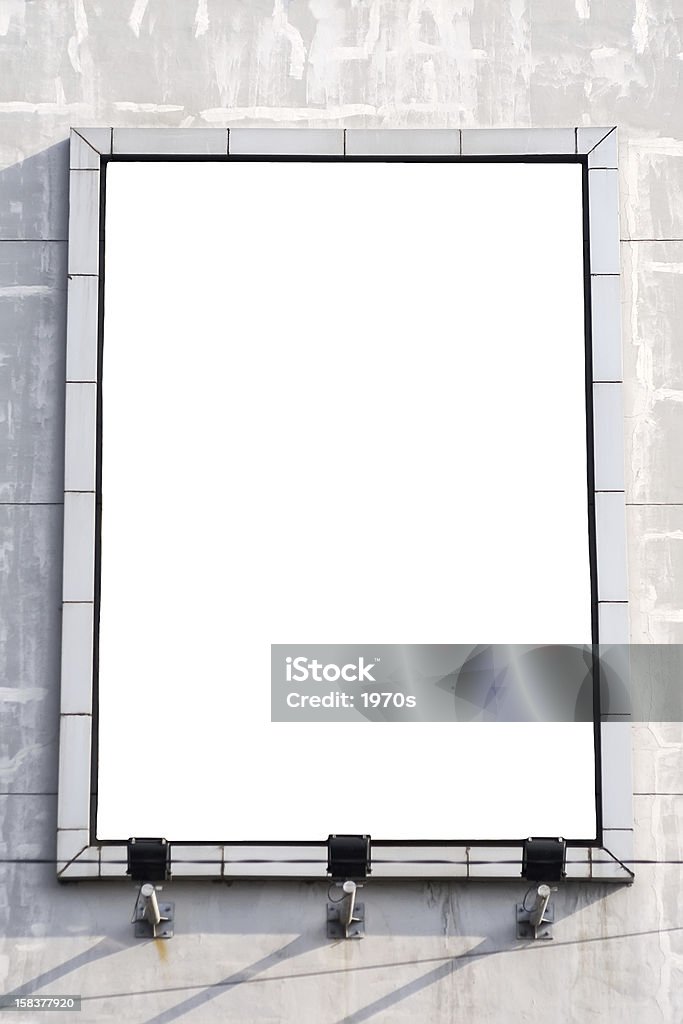 blank billboard big blank outdoor billboard, ready to fill any design. Advertisement Stock Photo