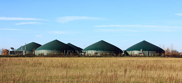 istock Biogas reaction tanks 158379353