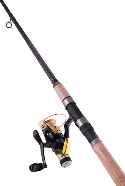 istock fishing rod, reel (Clipping path) 158379503