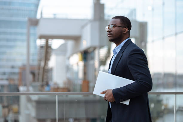 istock Young African American businessman planning next business steps 1583808201