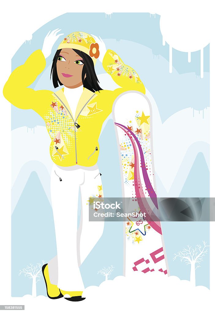 SnowGirL - clipart vectoriel de A la mode libre de droits