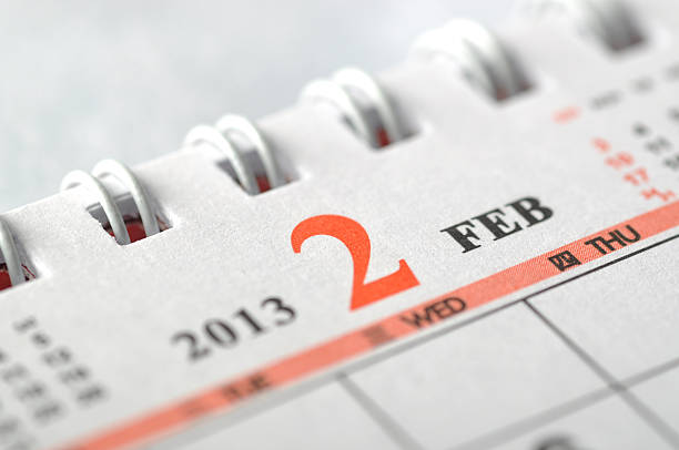 istock February of 2013 year calendar 158382398